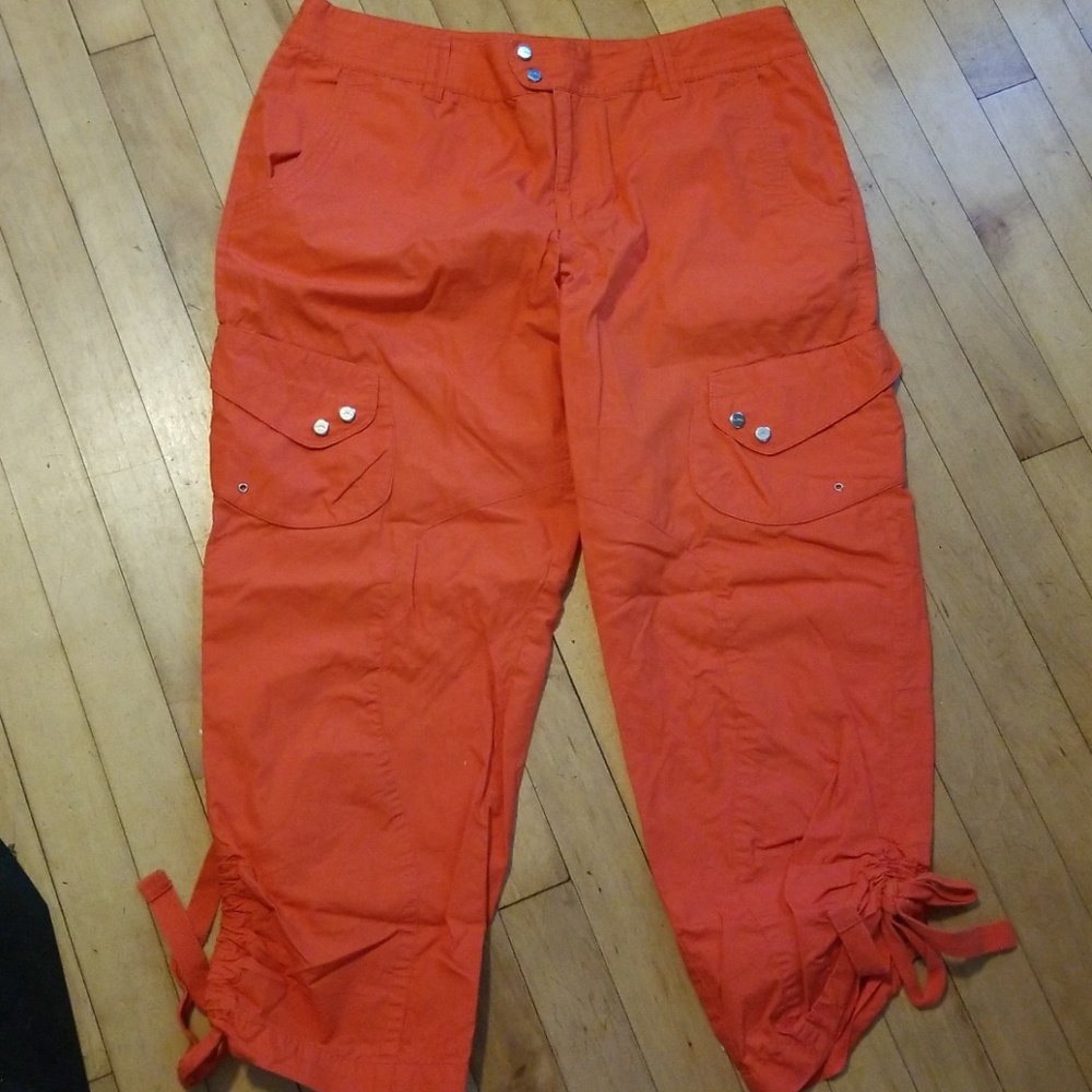 Orange Capri pants